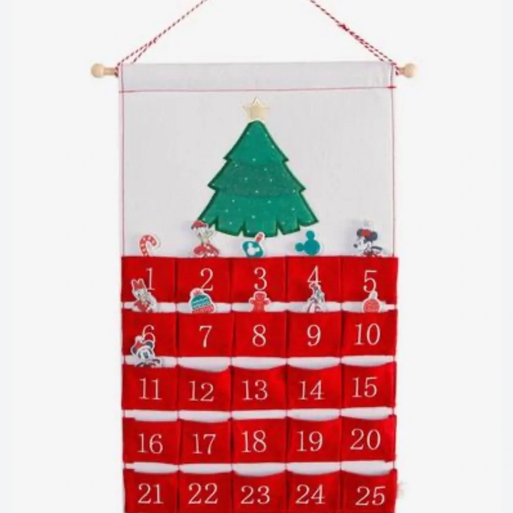 Disney Mickey Mouse & Friends Christmas Pocket Advent Calendar. New / Sealed.